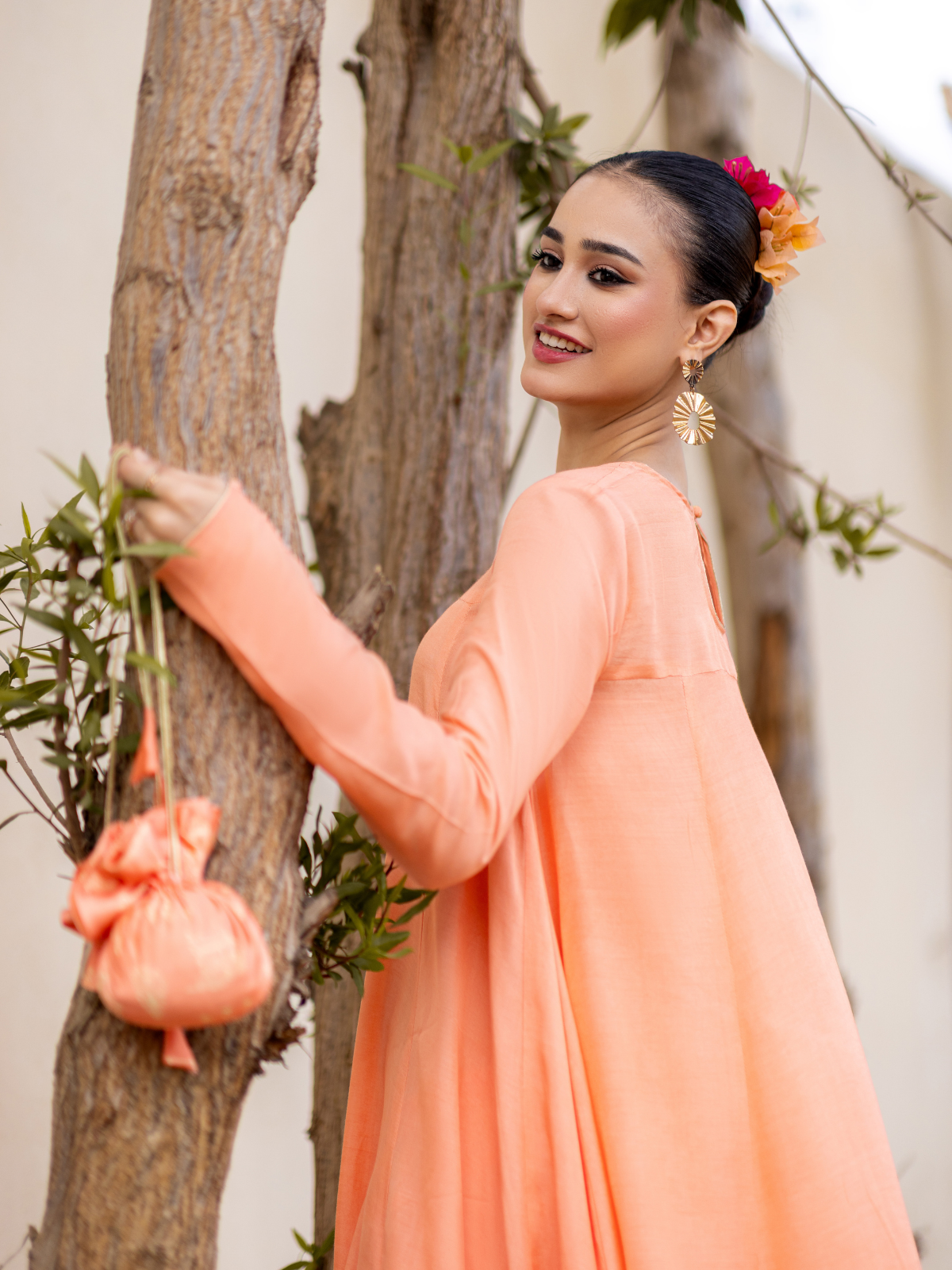 02 Piece - The Shaam Swiss Lawn Anarkali Set