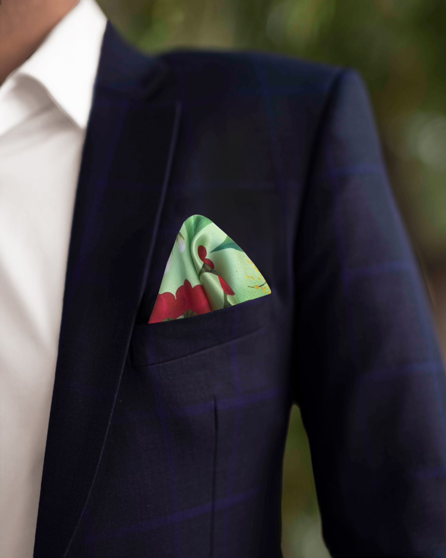 The Gulnar Pocket Square