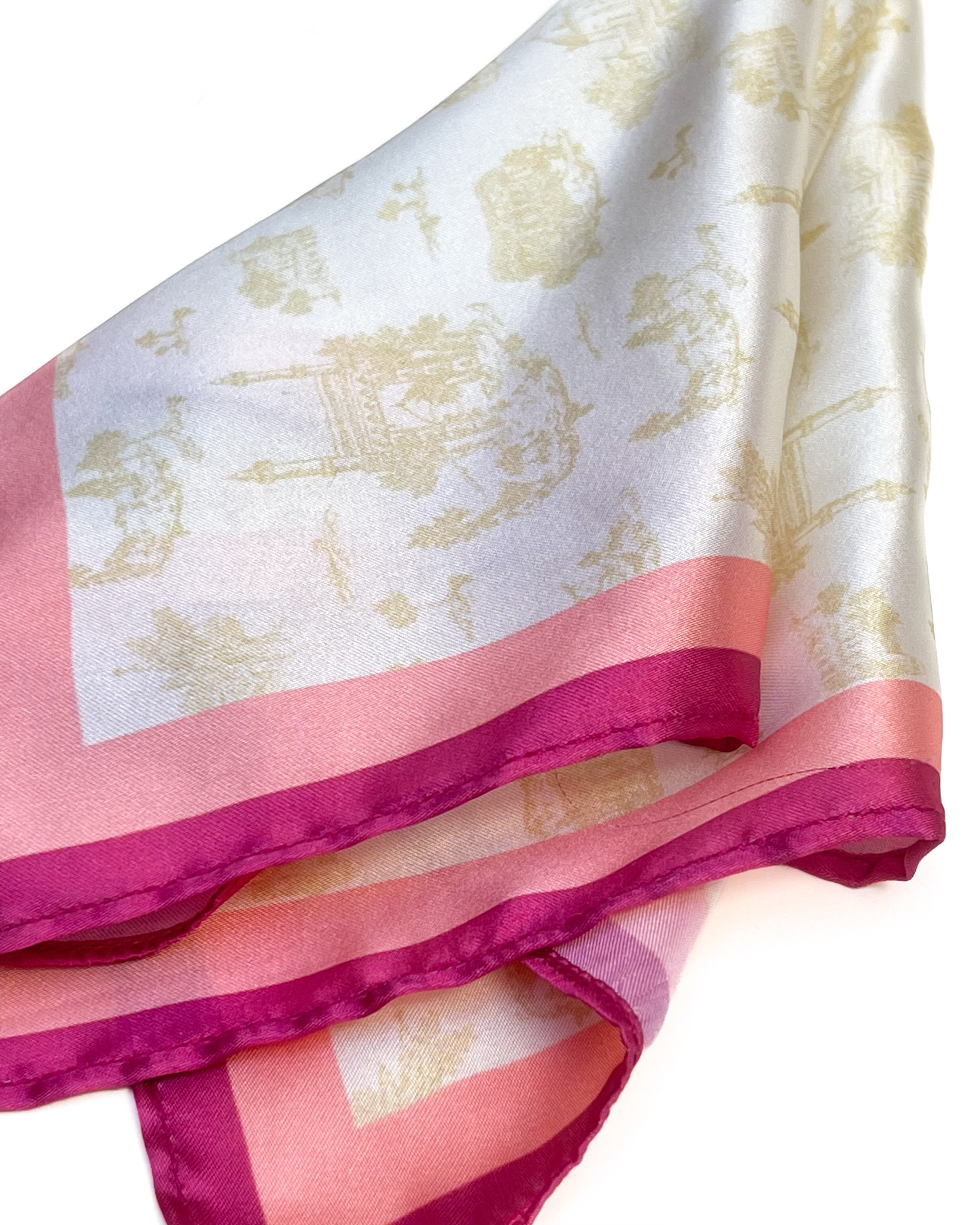 The Karachi Toile Pocket Square