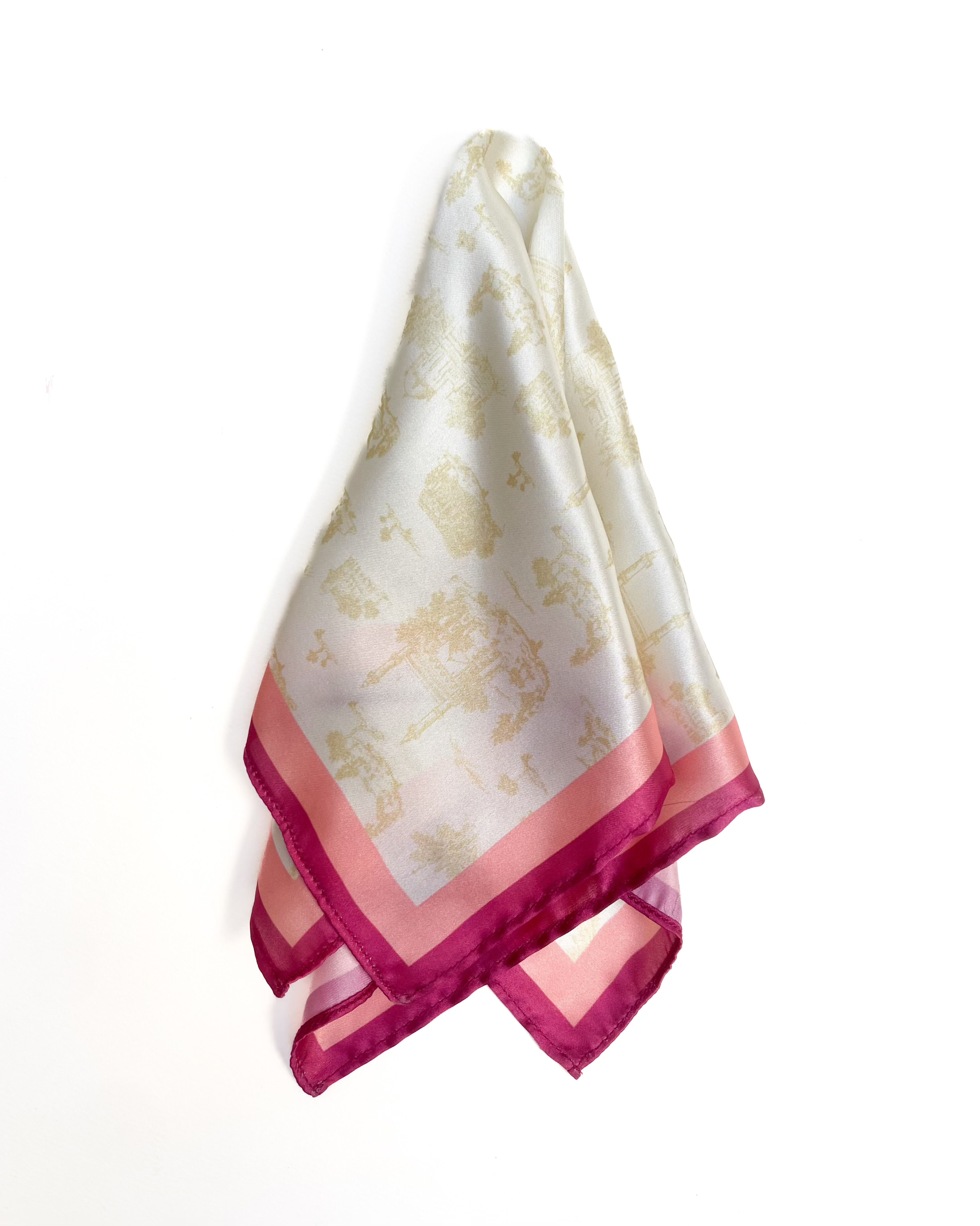 The Karachi Toile Pocket Square